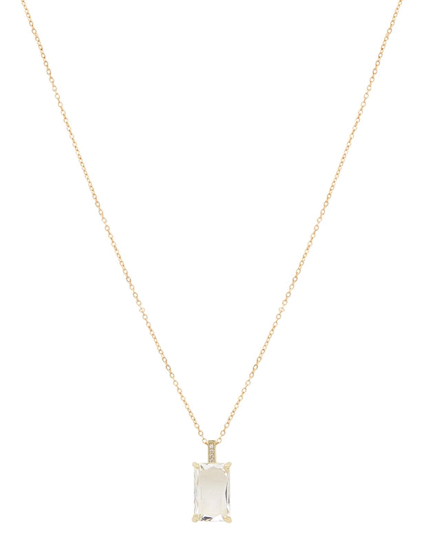 Meghan Browne Fia Clear Necklace