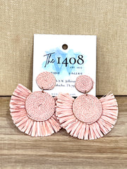 Raffia Fashion Earrings