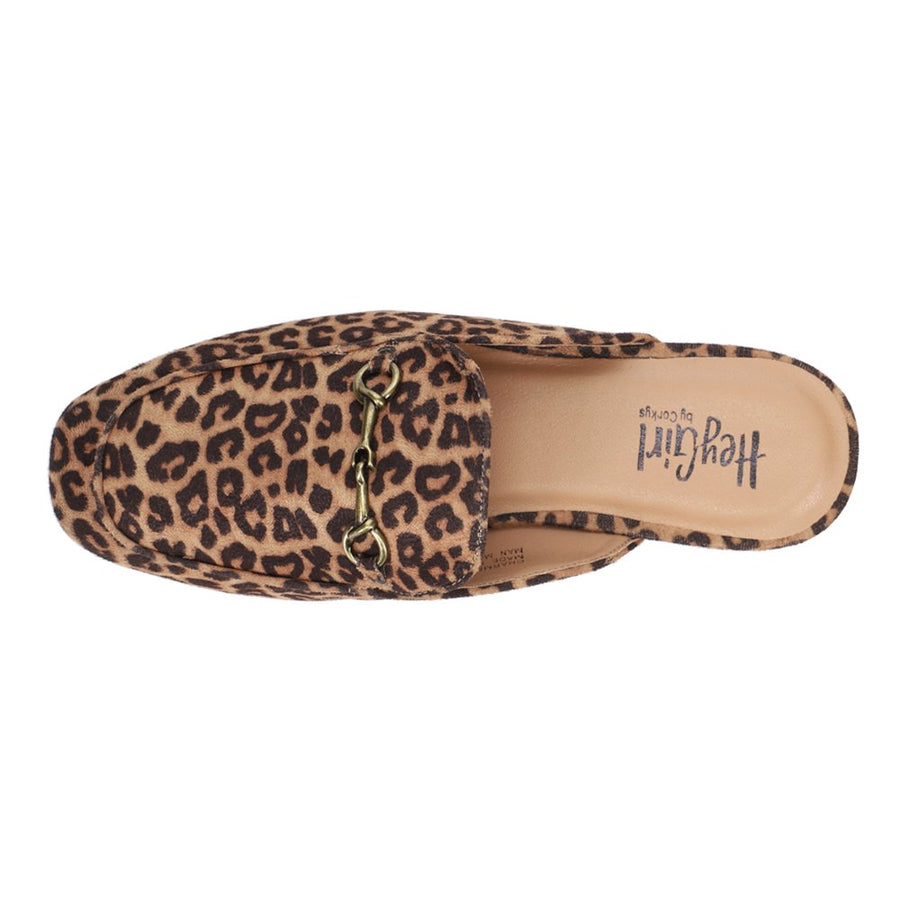 Corkys Hey Girl Charmer Leopard Slide Mule Shoes