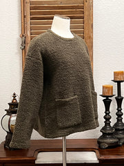 Aspen Cozy Boucle Sweater Top
