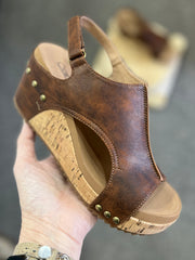 Corkys Carley Wedge Sandal Shoes