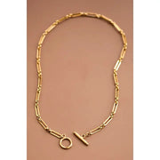 18K Gold Plated Waterproof Stainless Steel Necklace Collection