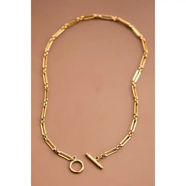 18K Gold Plated Waterproof Stainless Steel Necklace Collection