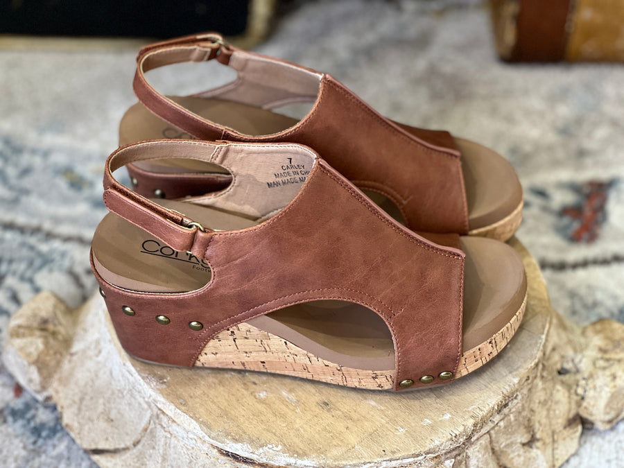 Corkys Carley Wedge Sandal Shoes