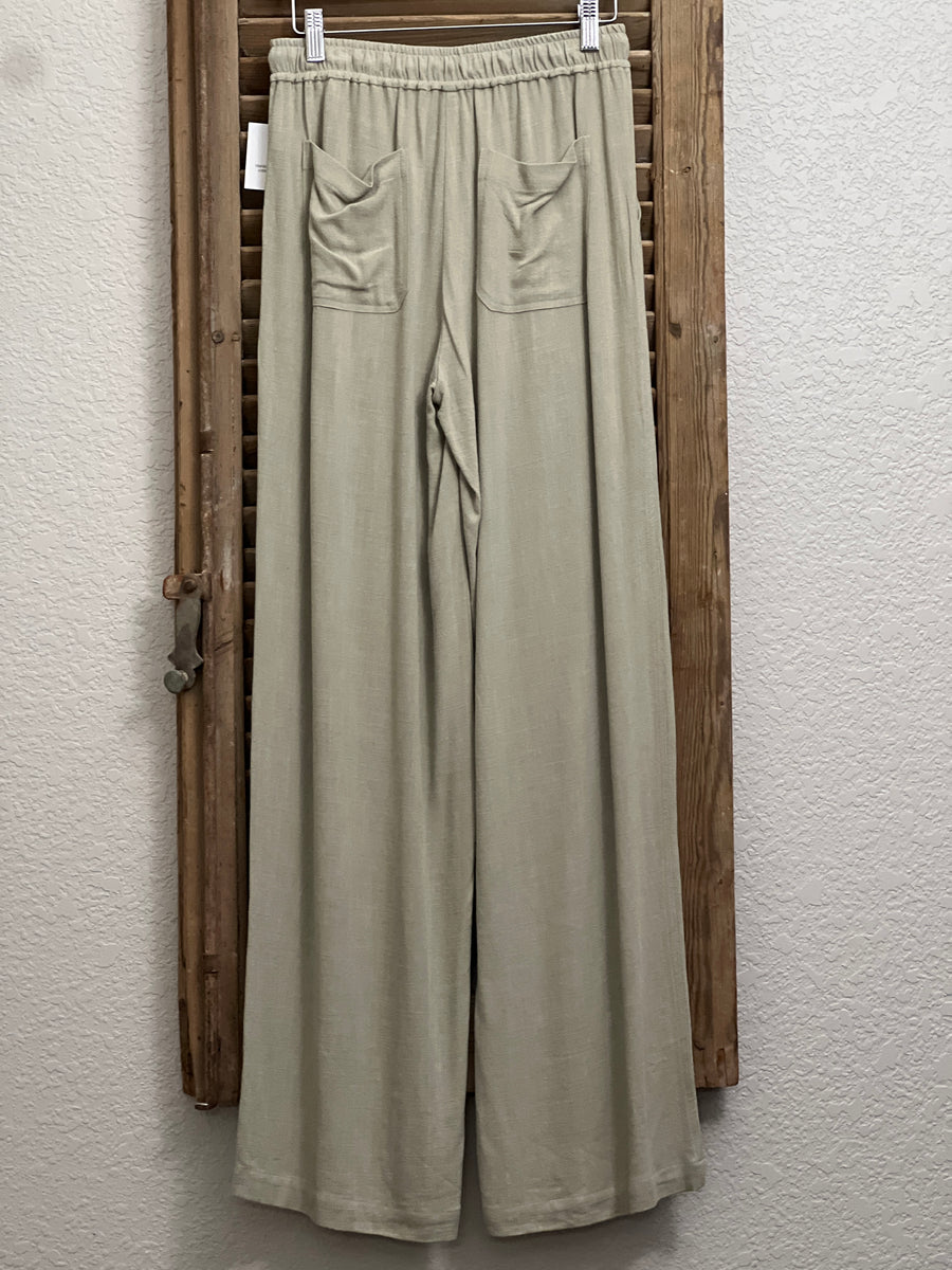 Marisol Wide Leg Linen Pant