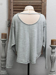 Aimee Long Sleeve Knit Pullover Top