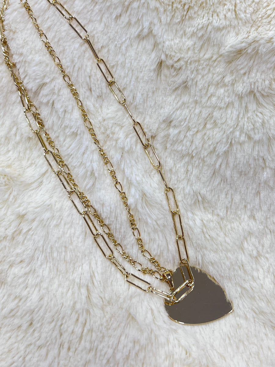 Big Heart Gold Double Chain