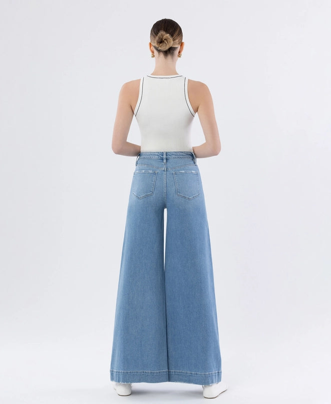 Woodstock High Rise Extreme Wide Leg Jeans