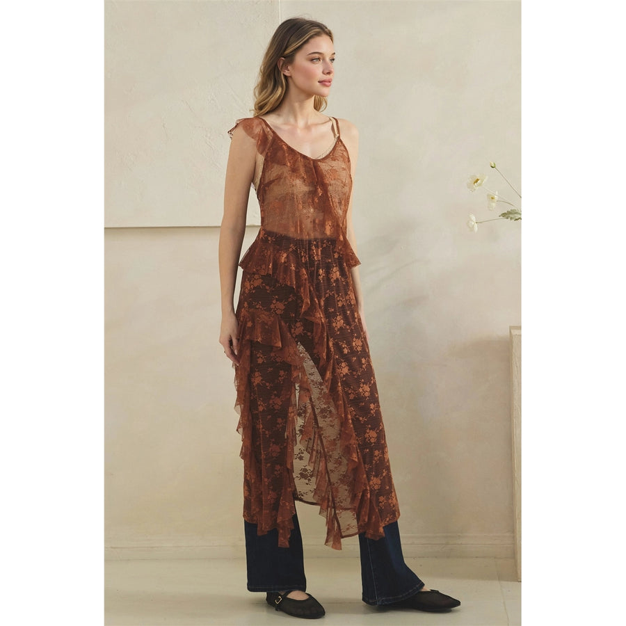 Jill Lace Maxi Slip Dress