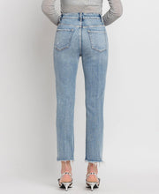 Ozzy Super High Rise Slim Straight Crop Jeans