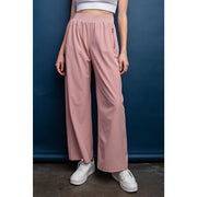 JoJo Activewear Yoga Waist Wide Leg Track Pant