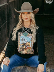 Rough Start Ranch Rodeo Pullover Crewneck Sweatshirt