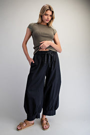 Bollywood Tie Waist Balloon Harem Pants