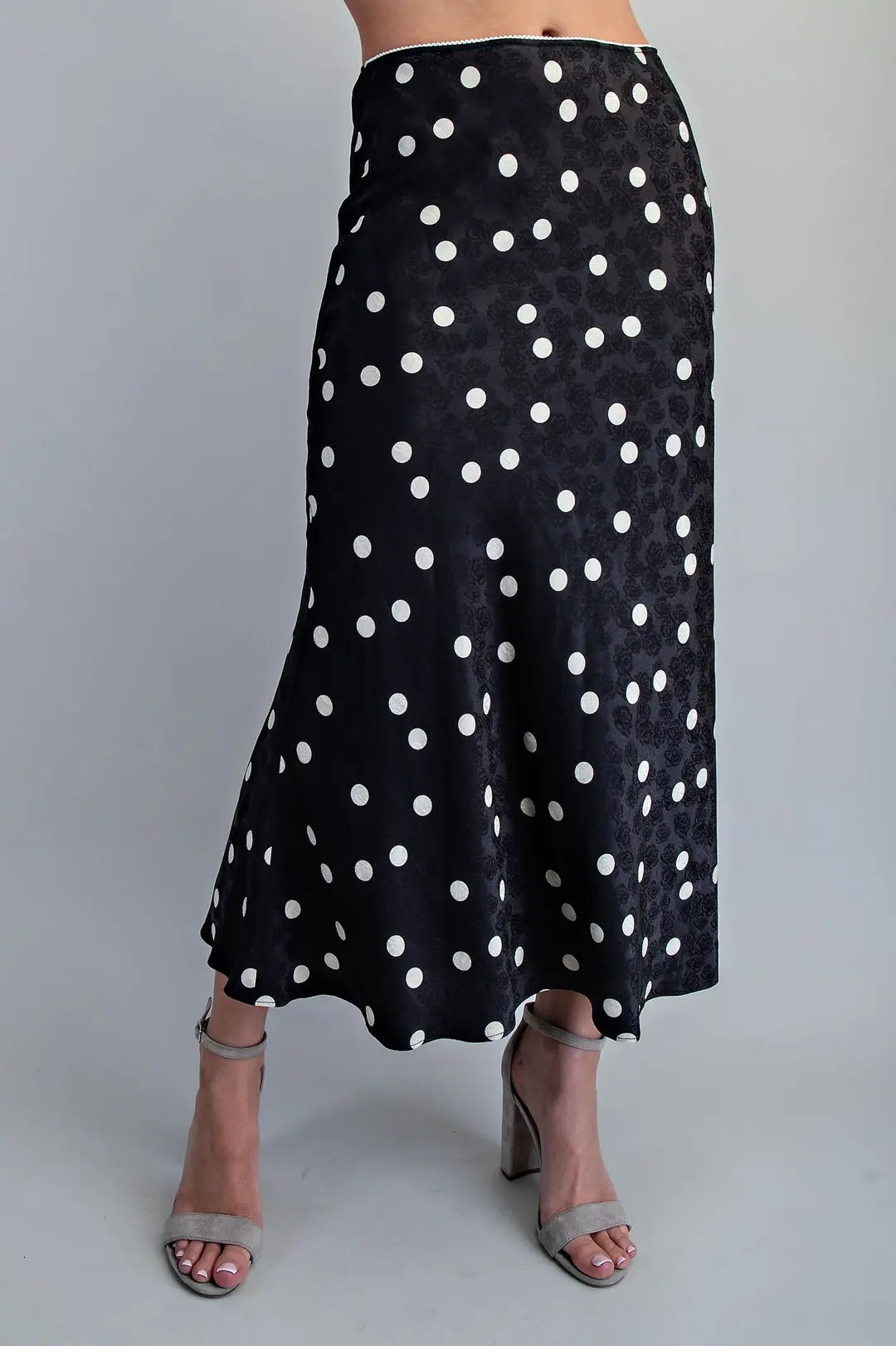 Paula Polka Dot Maxi Skirt