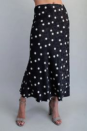 Paula Polka Dot Maxi Skirt