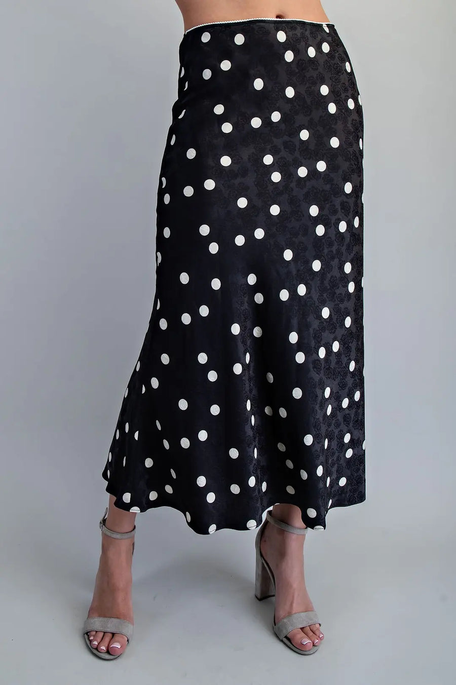 Paula Polka Dot Maxi Skirt