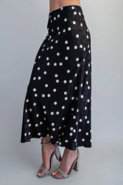 Paula Polka Dot Maxi Skirt