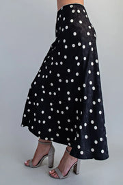 Paula Polka Dot Maxi Skirt