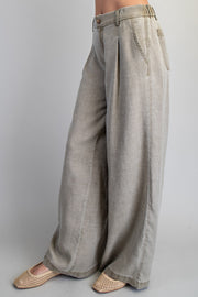 Rebecca Pleated Wide Leg Trouser Pants