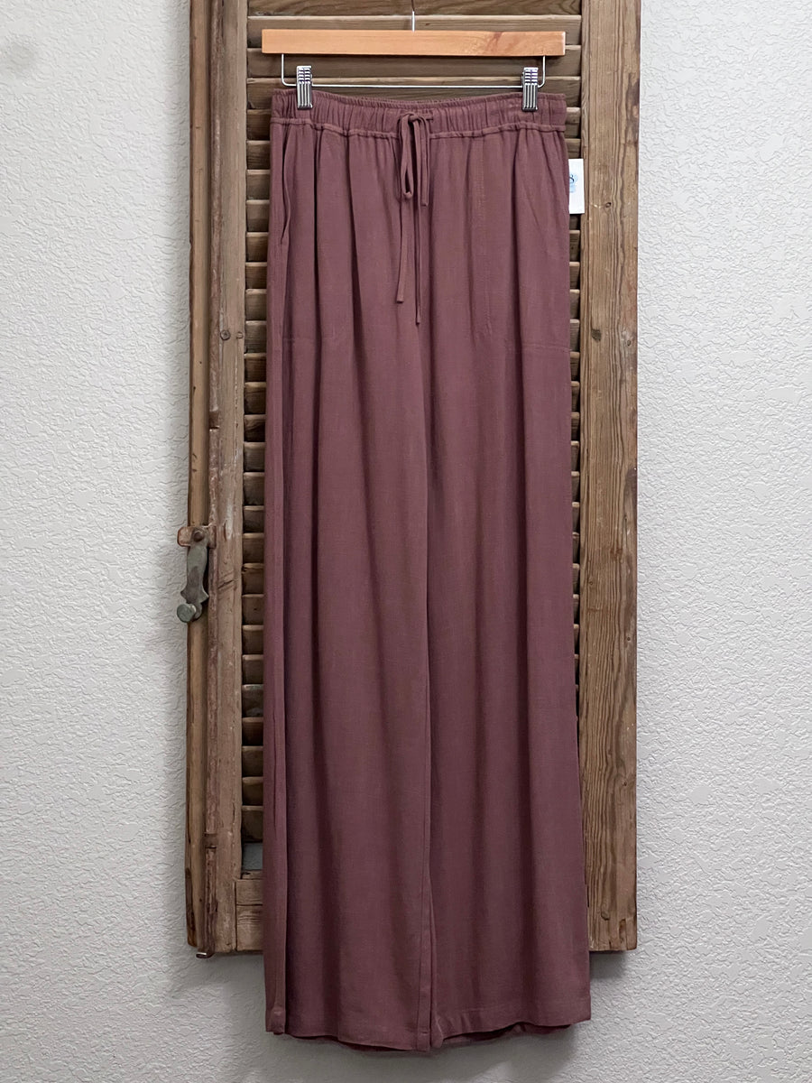 Marisol Wide Leg Linen Pant