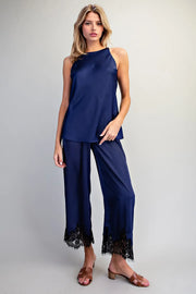 Lovada Sleeveless Satin Top