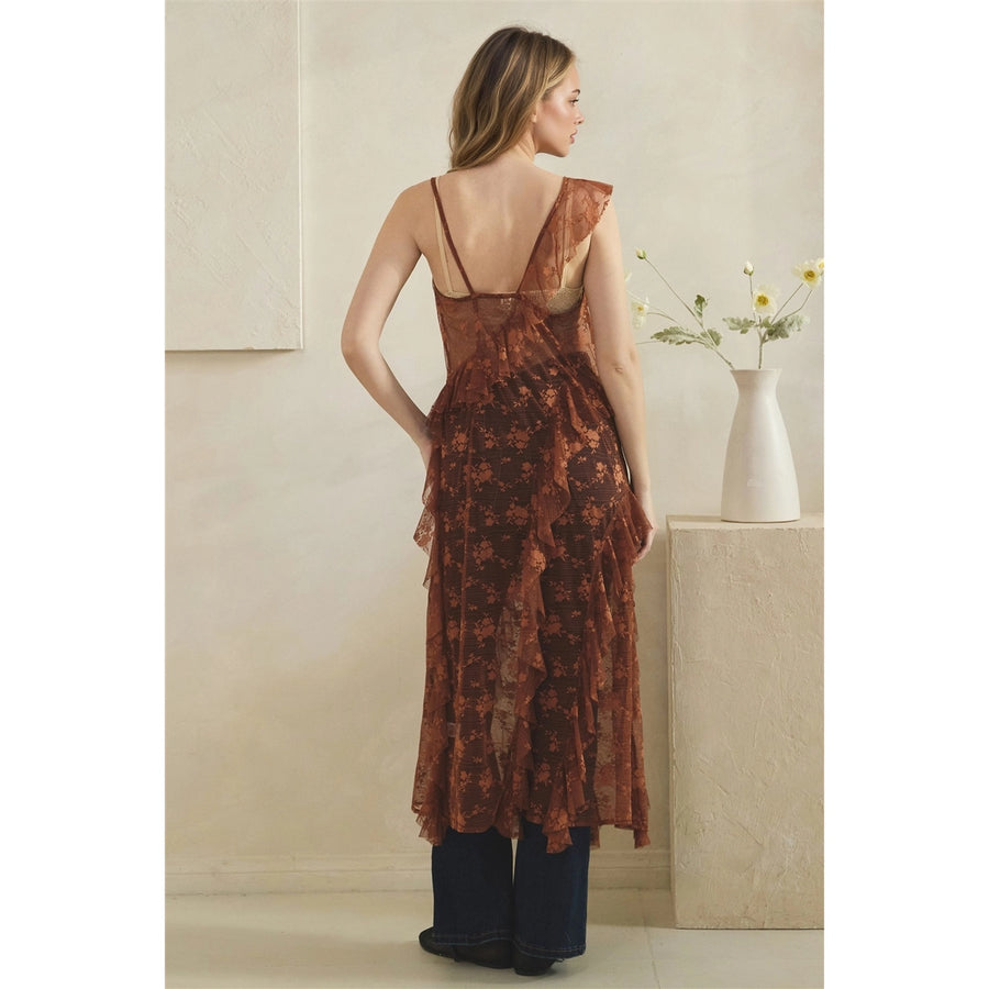 Jill Lace Maxi Slip Dress