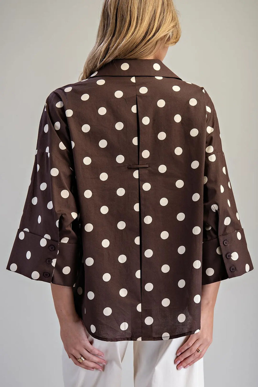 Jinx Button Front Blouse