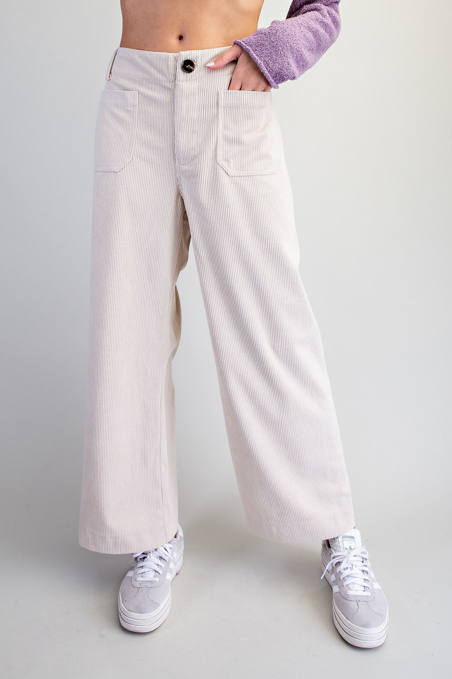 Upton Corduroy Straight Leg Pants