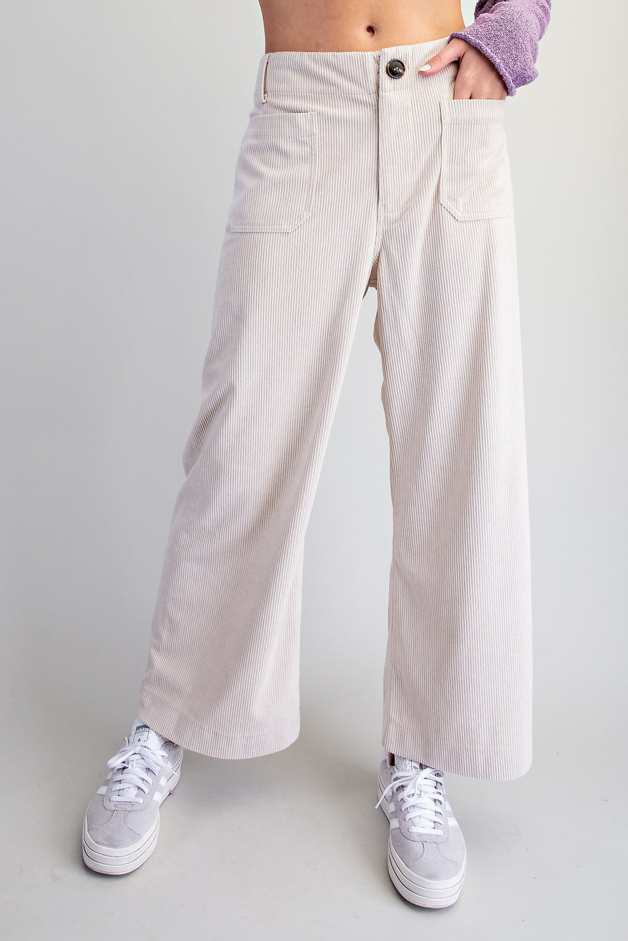 Upton Corduroy Straight Leg Pants
