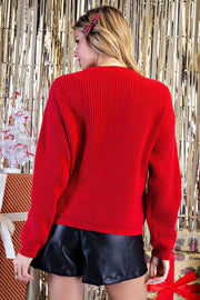 Holly Jolly Script Holiday Sweater