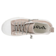 Aman Sparkle Lace Up Velvet Sneaker