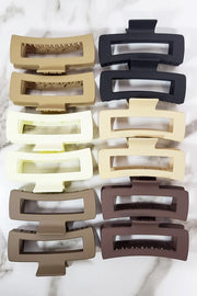 Madrid Matte Color Hair Claw Clip