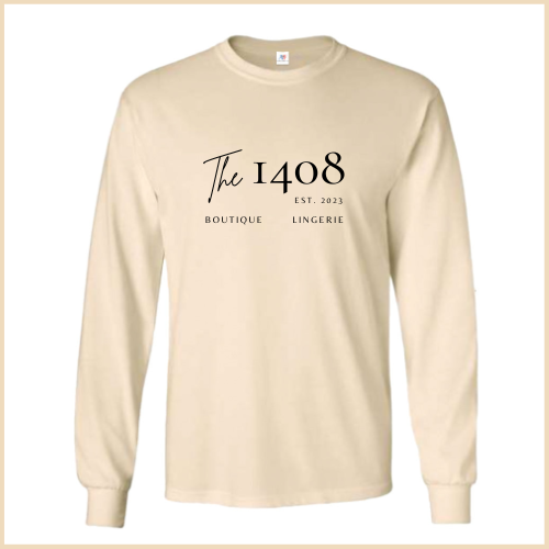 The 1408 Boutique Signature Logo Long Sleeve Tee