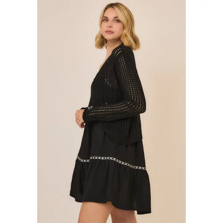 Connie Open Knit Cardigan
