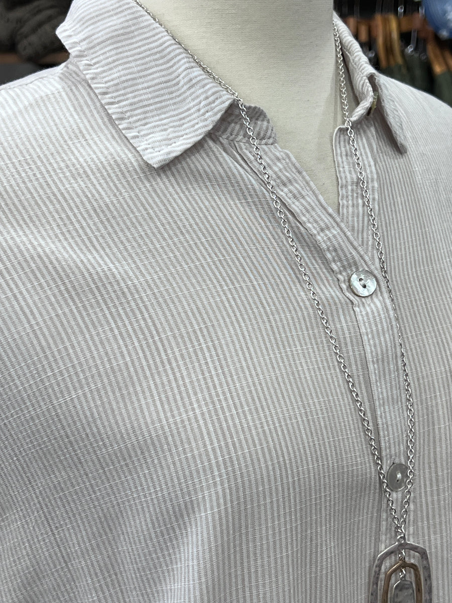 Camdyn Stripe Classic Button Up Shirt