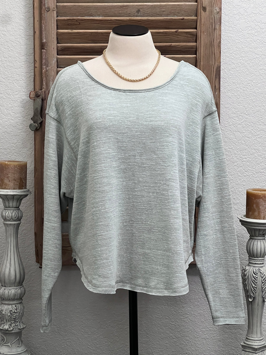 Aimee Long Sleeve Knit Pullover Top