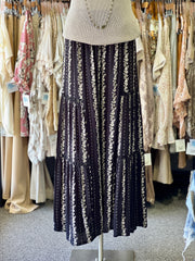 Bellaire Tiered Wide Leg Pants with Lace Insets