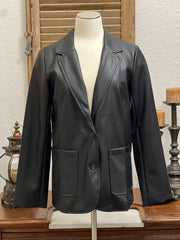 Sammie Super Soft Leather Blazer