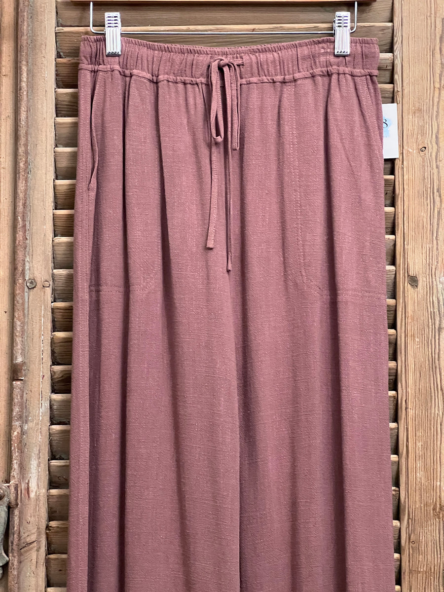 Marisol Wide Leg Linen Pant