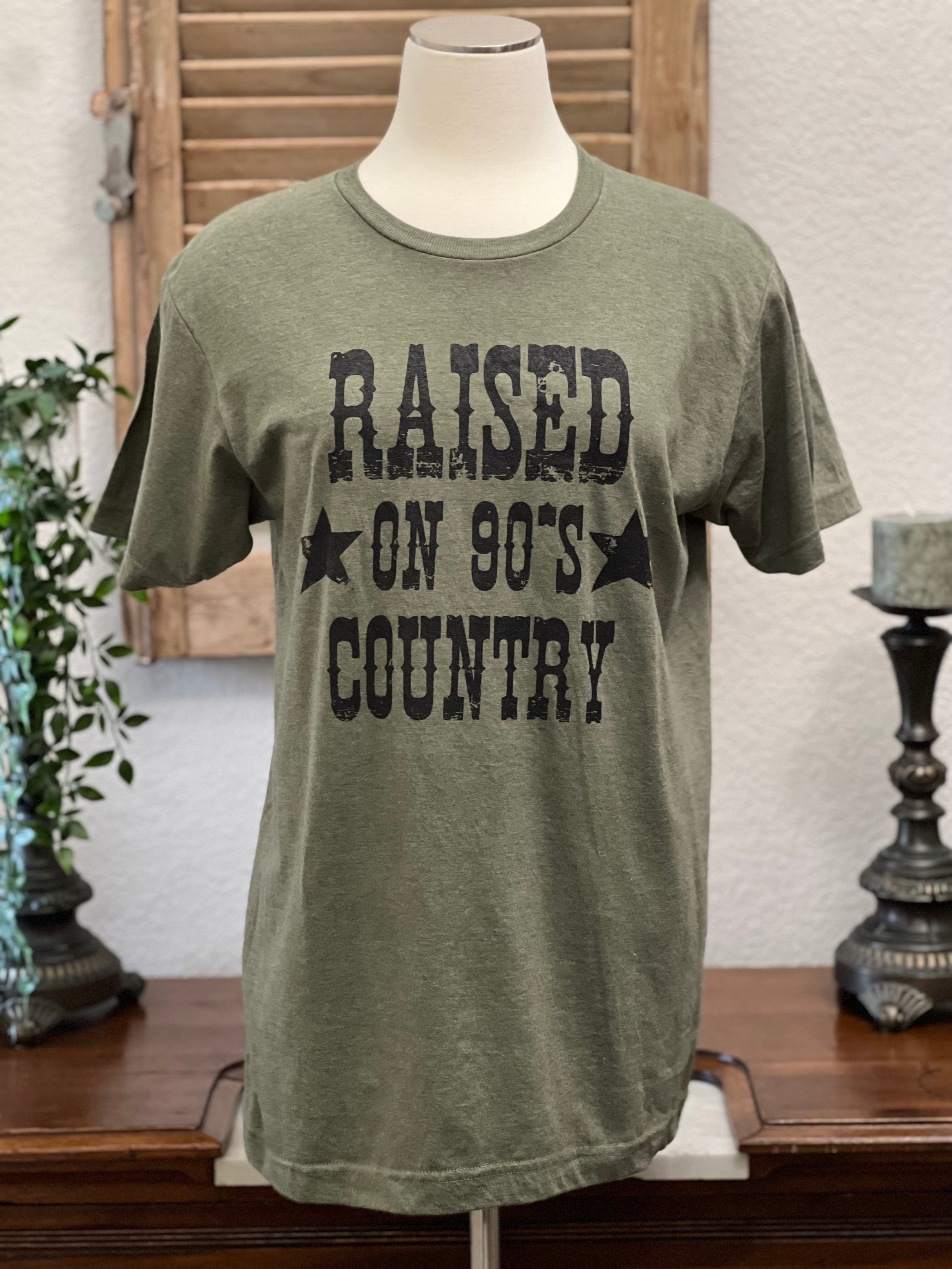 Raised on 90's Country Graphic Tee