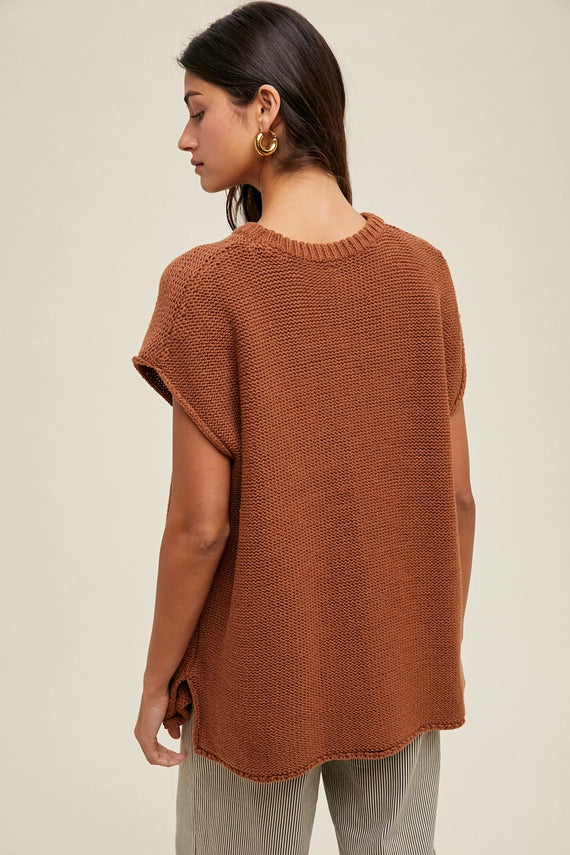 Renleigh Oversized Sleeveless Sweater