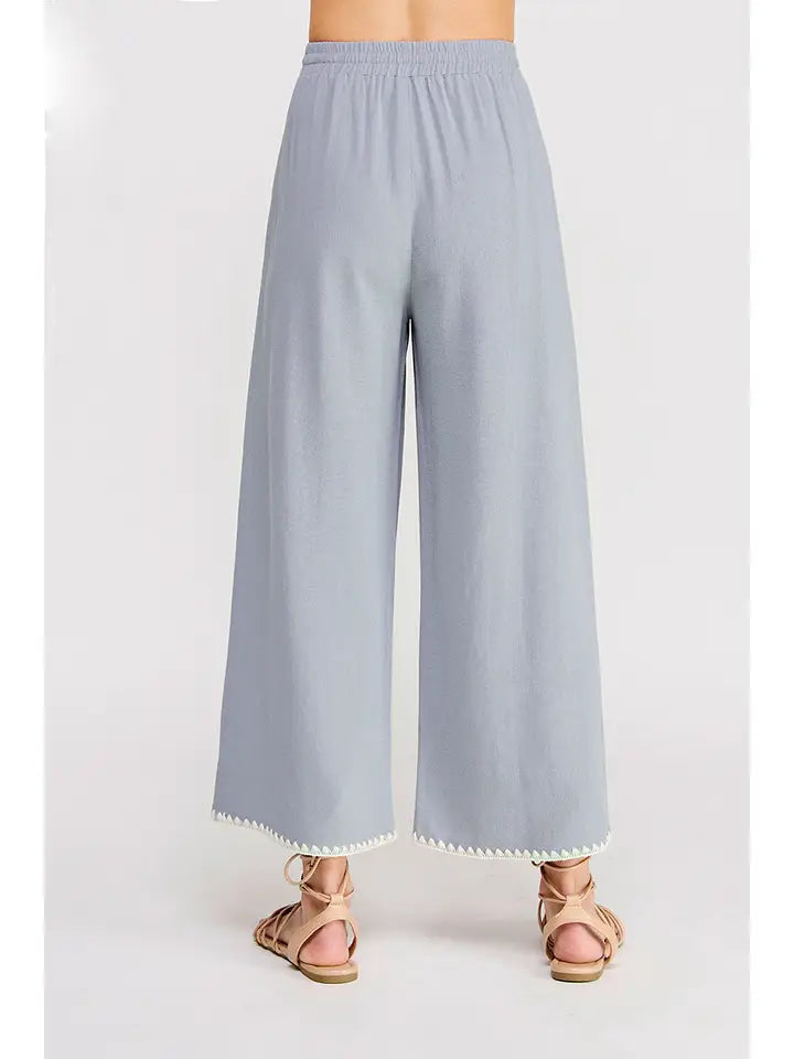 Kerrigan Wide Leg Linen Pant