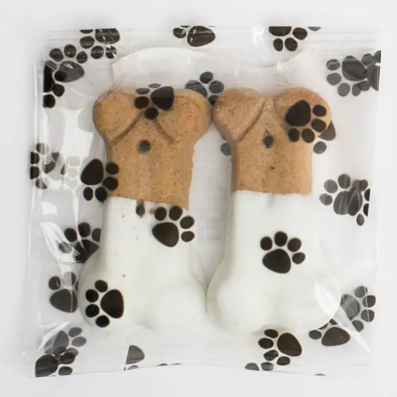 Vanilla Dipped Dog Bone Treats