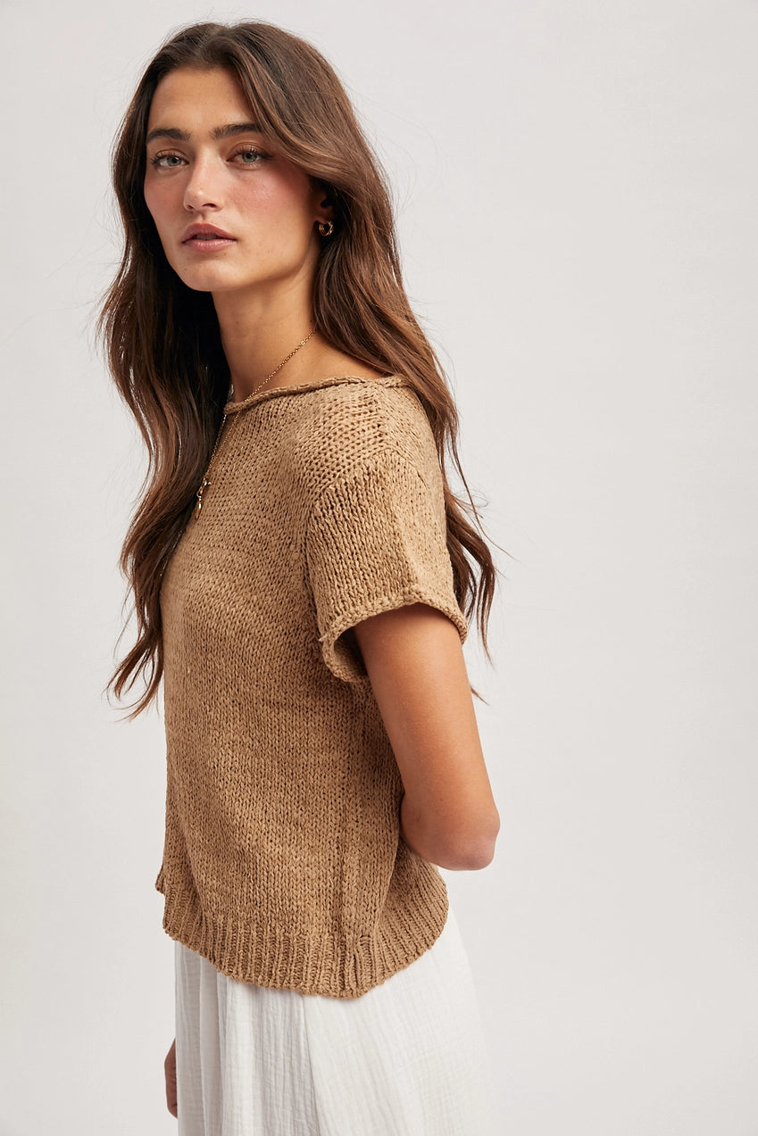 Rayne Lightweight Knit Sweater Top