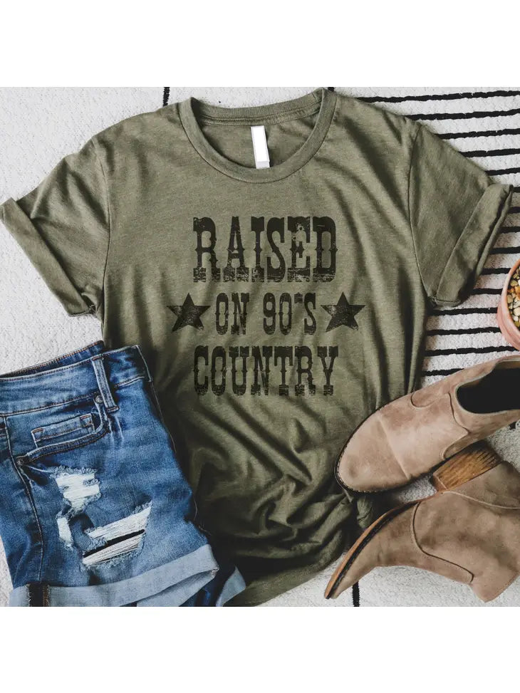 Raised on 90's Country Graphic Tee