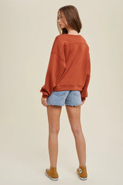 Sinclair Cropped Long Sleeve Pullover "Un"Sweatshirt