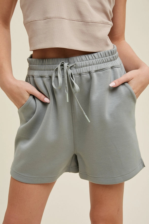 Skylar Drawstring Lounge Shorts "Un"Sweatshorts