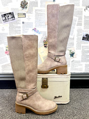 Hey Girl by Corkys "High There" Tall Taupe Boots