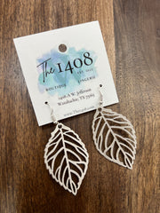 Hammered Silver Earrings by LaLou Collections