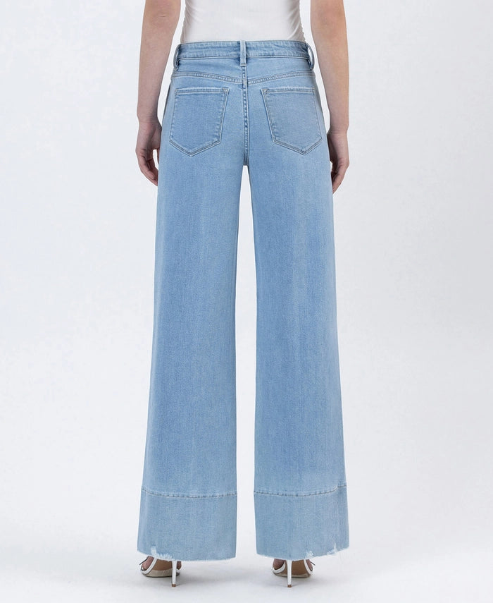 Falcon High Rise Trouser Wide Hem Jeans